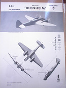 BRISTOL 'BLENHEIM' U.K. MEDIUM BOMBER. RARE
