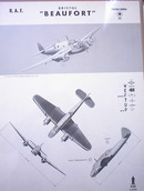 BRISTOL'BEAUFORT' U.K. TORPEDO BOMBER. RARE