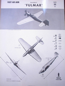 'FULMAR' U.K. FIGHTER. FLEET AIR ARM RARE