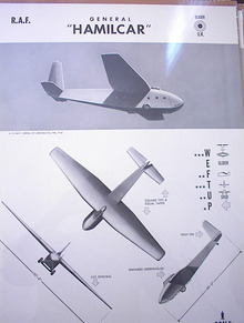 R.A.F. GENERAL 'HAMILCAR' U.K. GLIDER. RARE