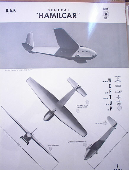 R.A.F. GENERAL 'HAMILCAR' U.K. GLIDER. RARE