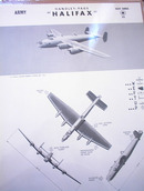 HANDLEY-PAGE 'HALIFAX' U.K. HEAVY BOMBER.RARE