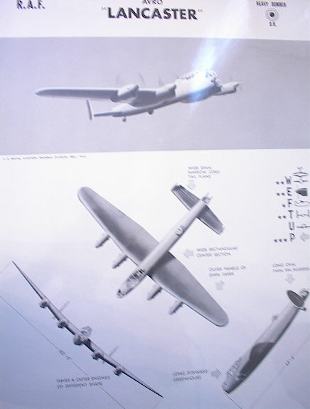 AVRO 'LANCASTER' U.K. HEAVY BOMBER.1942 RARE