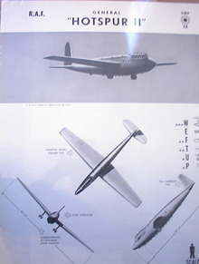 . GENERAL 'HOTSPUR II' U.K.GLIDER.1944 RARE