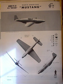 TRAINING POSTER OF A NORTH AMERICAN MUSTANG
