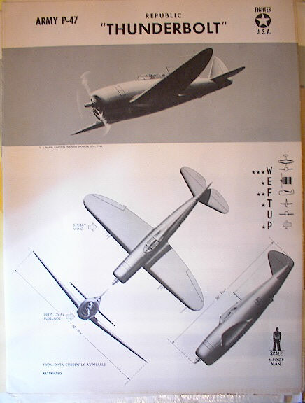TRAINING POSTER OF A REPUBLIC THUNDERBOLT