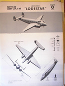 TRAINING POSTER OF A LOCKHEED 'LODESTAR' 1943