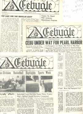 CEBU CeBugle 9/45 Cartoons Photos & 2 more
