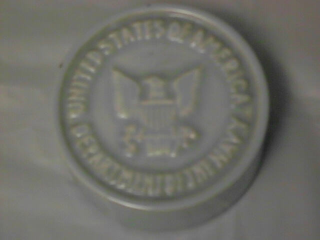 Department of Navy Ceramic Paperweight
