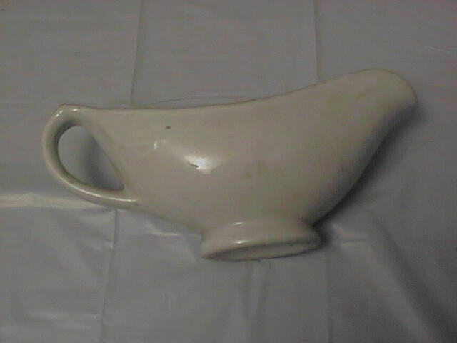 Quatermasters Corps Ceramic Gravy Boat 1936