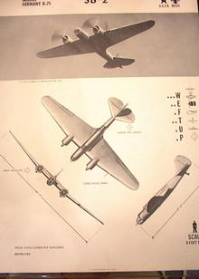 1944 TRAINING POSTER OF 'SB-2'MEDIUM BOMBER