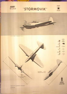 1944TRAING POSTER OF 'STORMOVK' FIGHTER PLANE