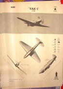 1944 TRAING POSTER OF'YAK-I'FIGHTER PLANE