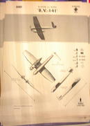 1944 TRAING POSTER OF 'B.V.-141'RECONNAISANCE