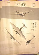 1944 TRAING POSTER OF'ME-323'TRANSPORT PLANE