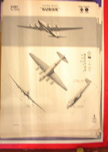 1942 TRAING POSTER OF'KURIER'BOMBER TRANSPORT