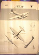 1942 TRAING POSTER OF'Ju 88 A6'DIVE BOMBER