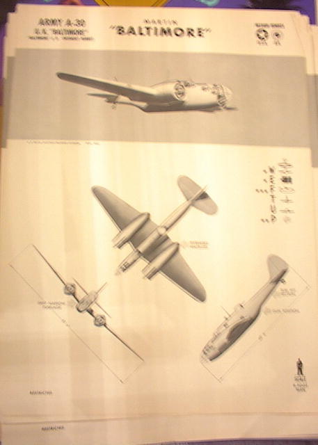 1942 TRAING POSTER OF'ARMY A-30'MEDIUM BOMBER