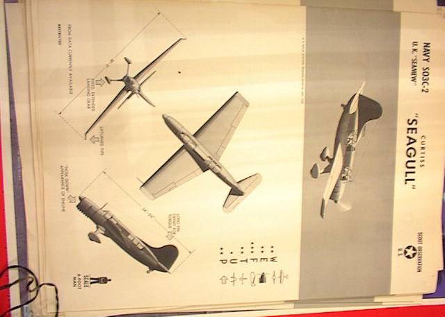 1942TRAING POSTER OF'SO3C-2'SCOUT OBSERVATION