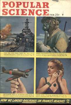 Popular Science 2/1945 WWII News & Inventions