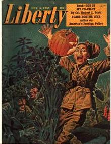 Liberty 11/6/43 Holloween WWII; Claire B Luce