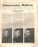 USSR Embassy Bulletin 5/22/45 Peace WW2 Heros