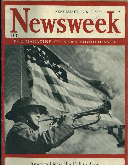 Newsweek, America Hears Call to Arms, 9/30/40