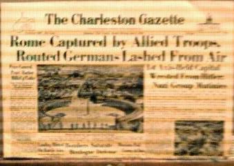 Charleston Gazette 6/5/44 Allies Capture Rome