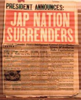 Seattle Post 8/15/1945 Japan Surrenders