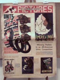 WW2 Photos & Unity Posters 11/1942 newspaper