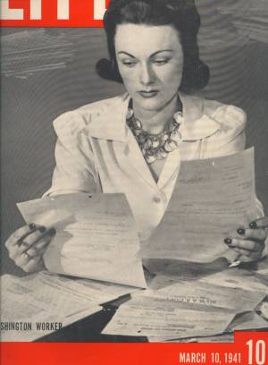 LIFE 3/10/41 ARMY EYESIGHT TESTS