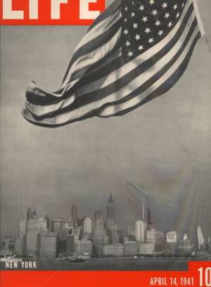 LIFE 4/14/41 NEW YORK SKYLINE COVER - L@@K !!