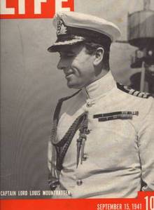 LIFE 9/15/41 CAPT. LORD LOUIS MOUNTBATTEN