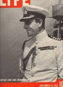 LIFE 9/15/41 CAPT. LORD LOUIS MOUNTBATTEN