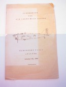 10/29/41 The Air Corps Male Chours program
