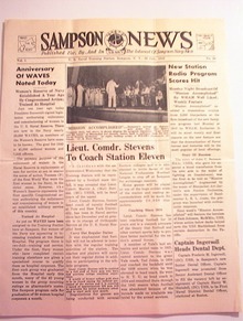 SAMPSON U.S. Navy News,7/30/1943,Vol.1 No.34.