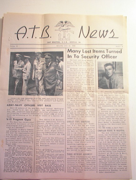 A.T.B. News,7/22/1944,Vol.II No.6.