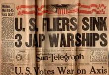 WWII Newspaper-Pgh Sun-Telegraph ; Dec 11, 1941