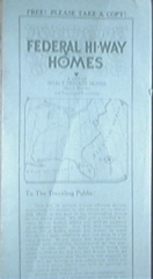Federal Hi-Way Homes Private Homes List 36th Edition