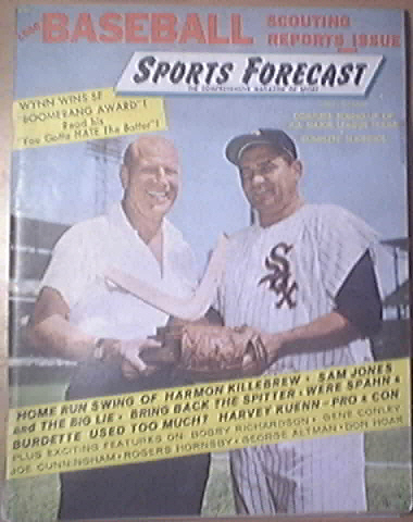 Sports Forecast Magazine, 5/1960, Early Wynn Cover