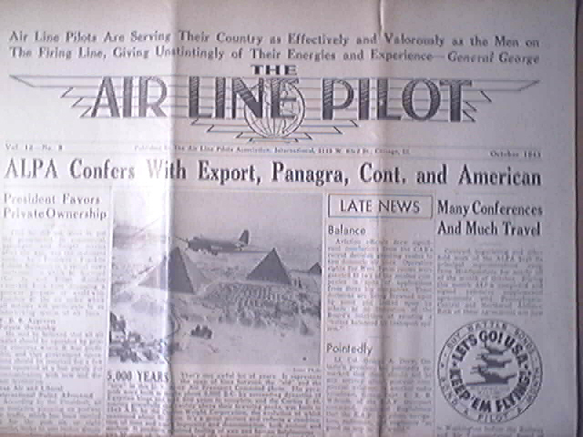 The Air Line Pilot 10/1943, Hitler's Air Force