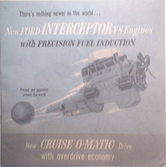 New Ford INTERCEPTOR V-8 Engines 1957 Booklet