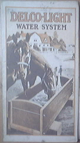 c1920 Delco-Light Water System Brochure