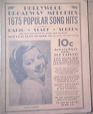 Hollywood Broadway Melodies, Frances Langford, c1940