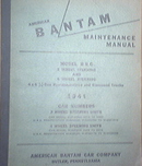 1941 American BANTAM / Jeep Type Manual Model B R C