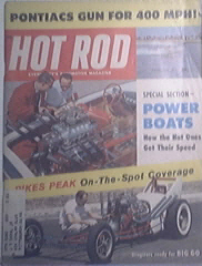 HOT ROD 9/1959 4 Pontiacs Gun for 400MPH