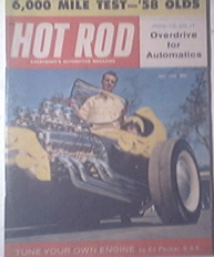 HOT ROD Magazine 7/1958 Overdrive for Automatics