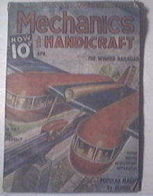 Modern Mechanics and Handicraft 4/1937 Winged Railroad