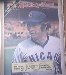 The Sporting News 6/23/1973 Cub's Ron Santo Cover