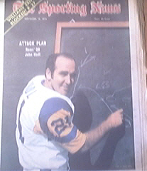 The Sporting News 11/10/1973 Rams' QB John Hadl Cover